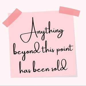 ✨ALL ITEMS BEYOND THIS POINT BAVE BEEN SOLD✨